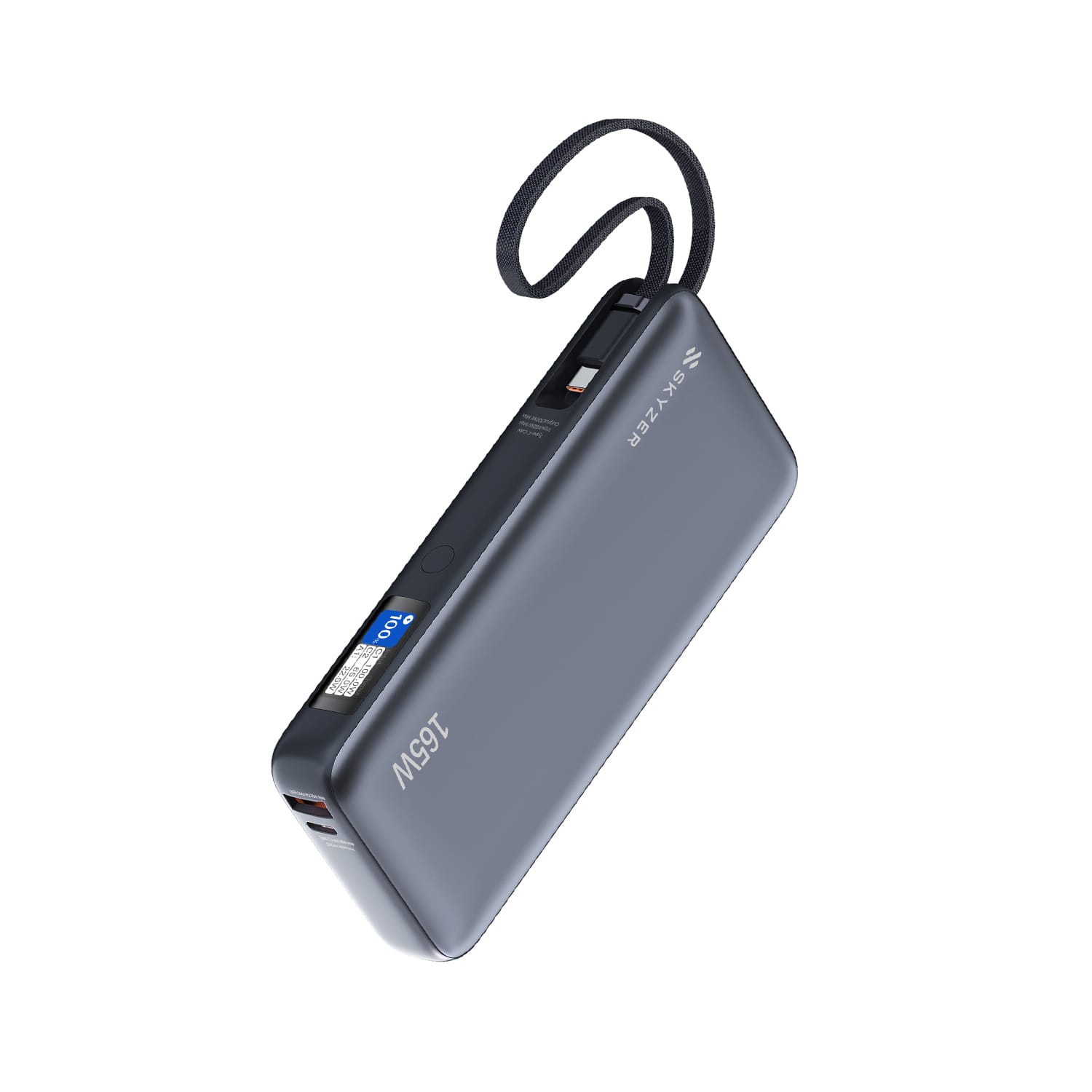 SKYZER PB257GY | 20,000mAh 165W Fast Charging Power Bank