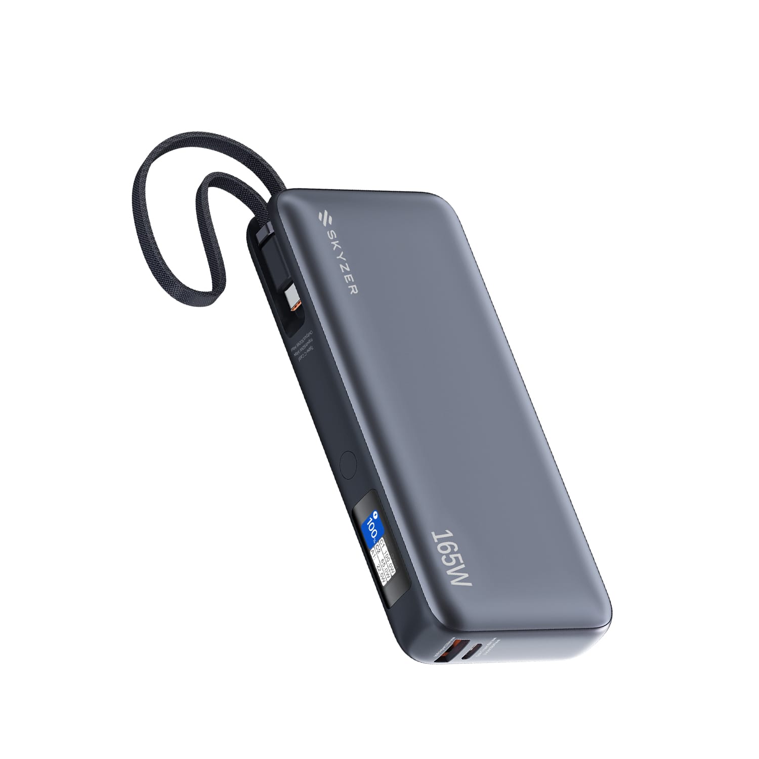 SKYZER PB257GY | 20,000mAh 165W Fast Charging Power Bank