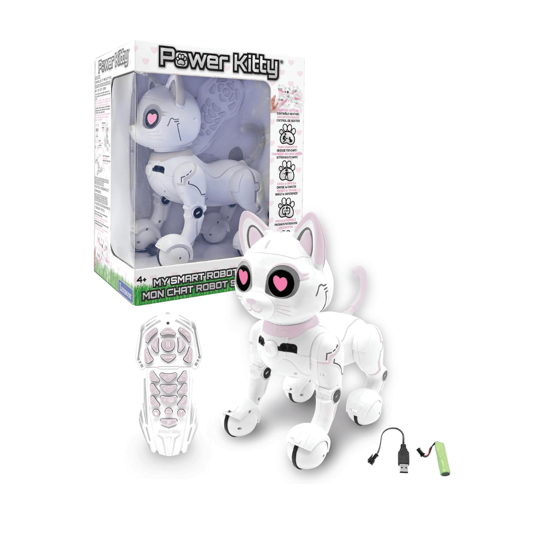Lexibook KITTY01 Power Kitty My Smart Remote Control Kitty with 20 Features