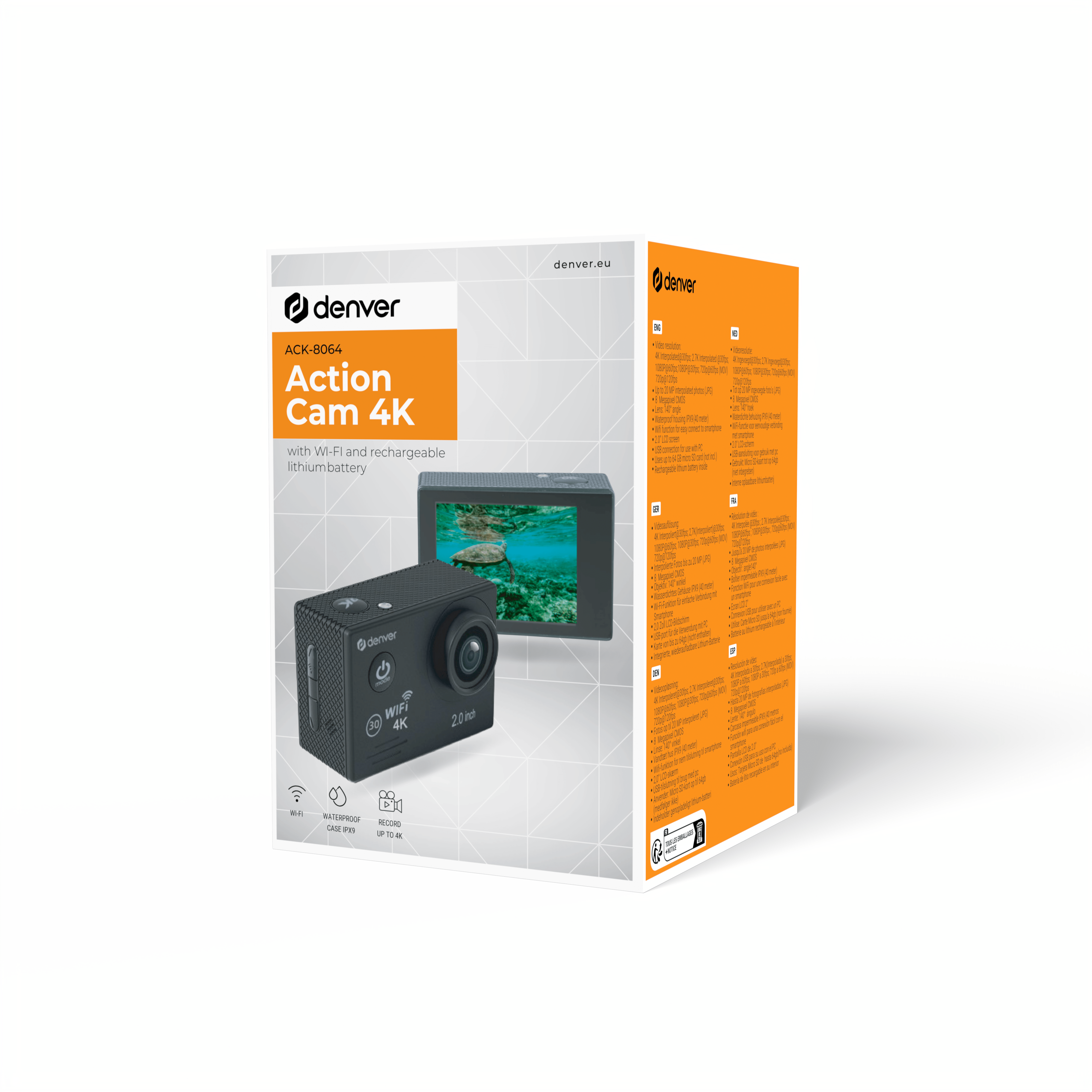 Denver ACK-8064 4K Wifi Action Camera