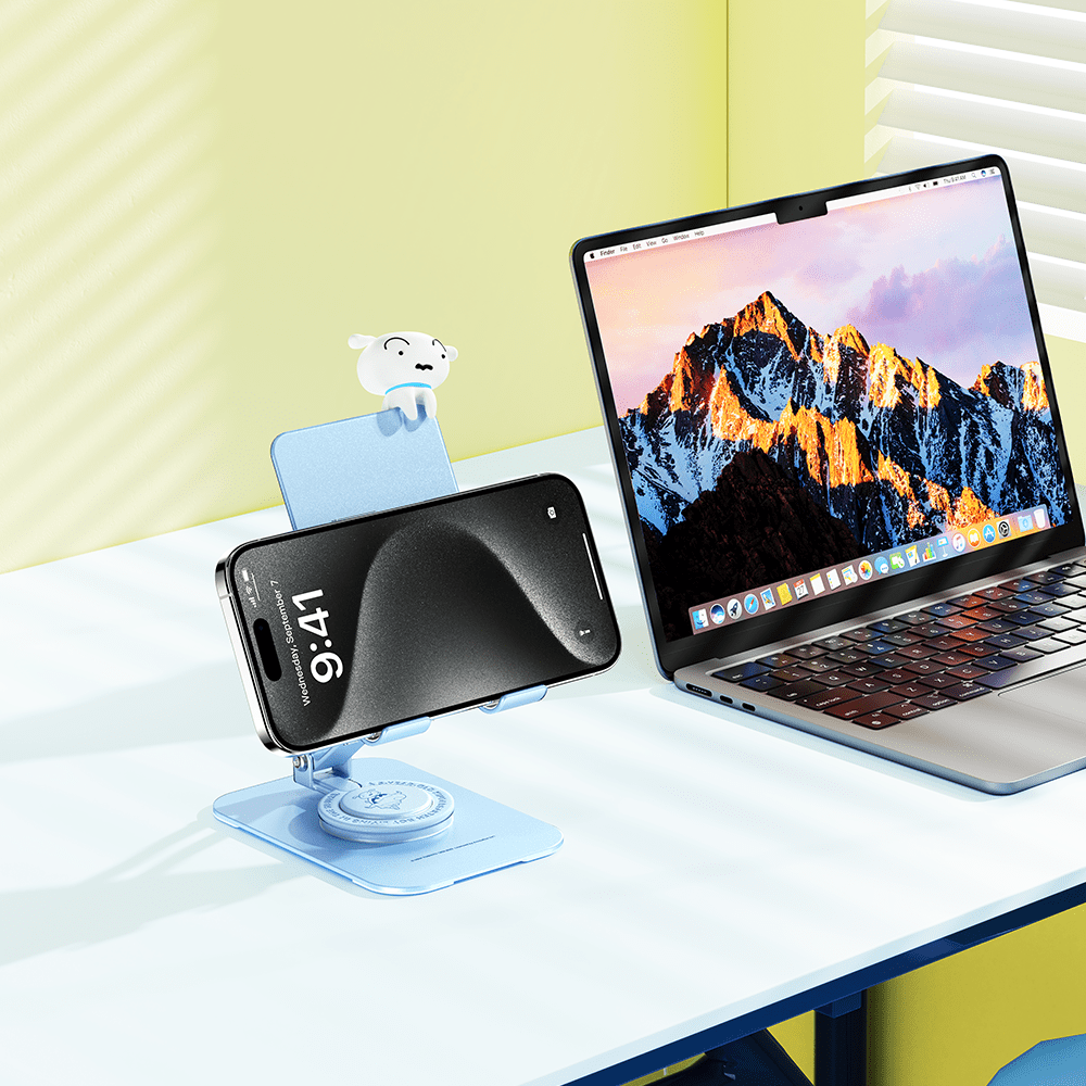 ROCK Crayon Shinchan Metal Rotatable Desktop Phone Holder