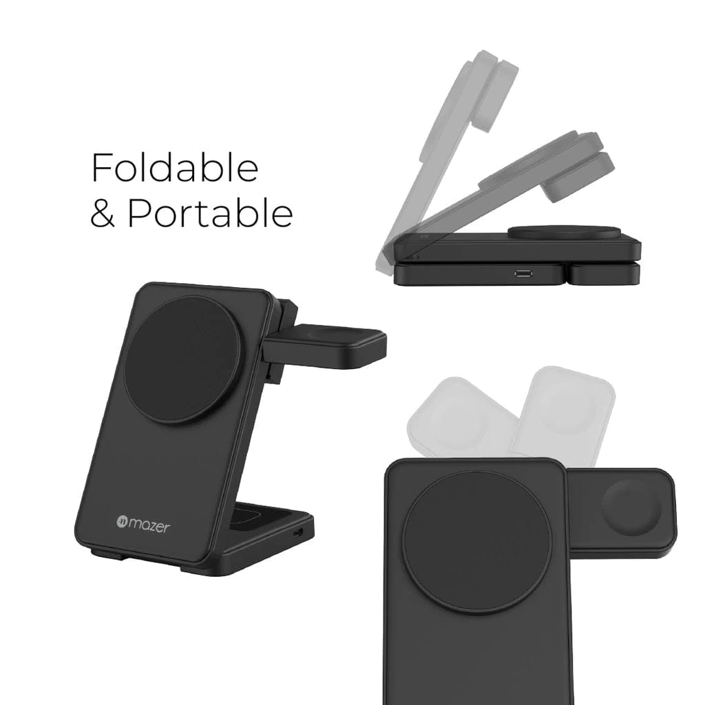Mazer MagFold13S 3in1 Foldable Wireless Charging Stand (Samsung Edition)