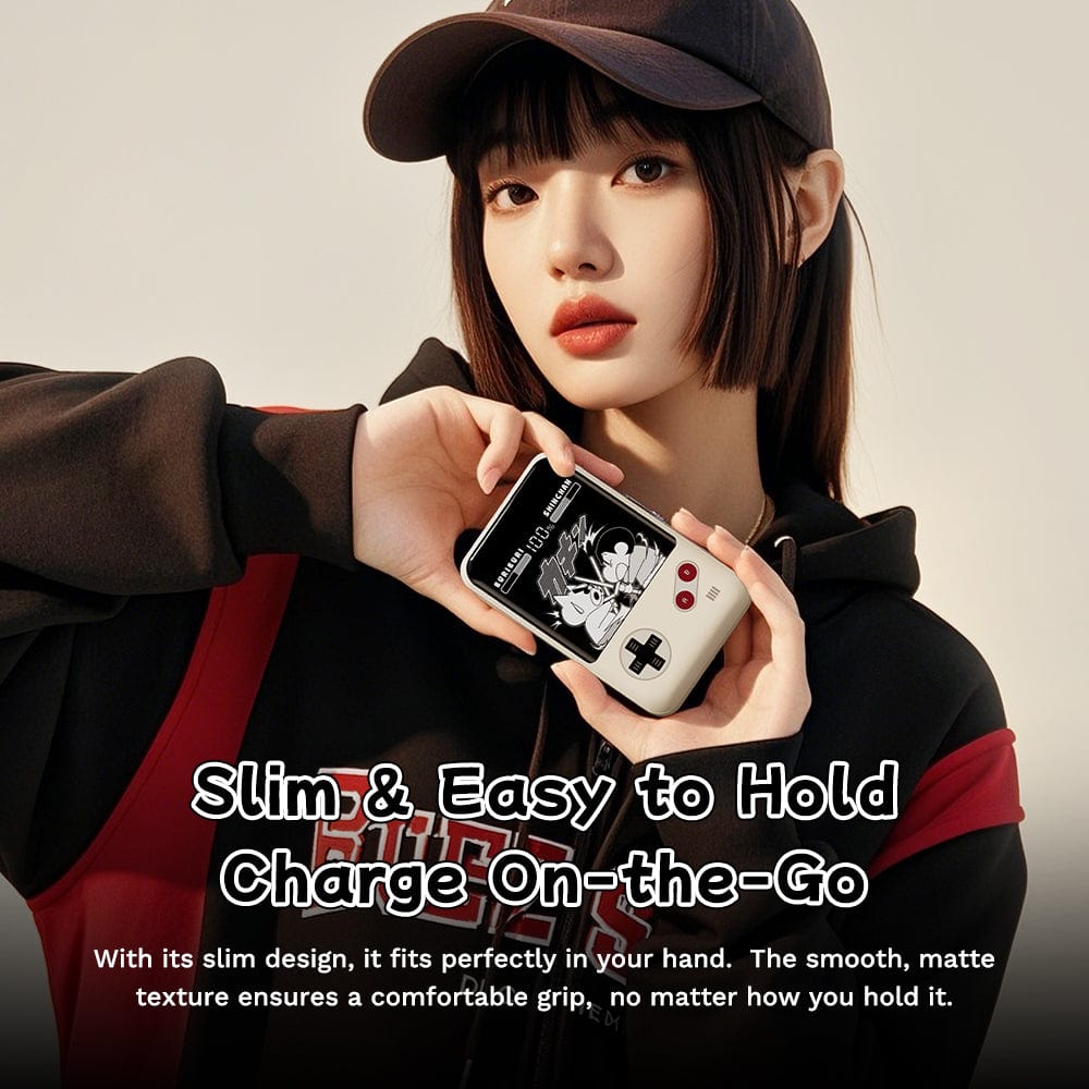 ROCK Crayon Shinchan P95 PD 22.5W Fast Charging Power Bank with Built-in Cables (10000mAh)