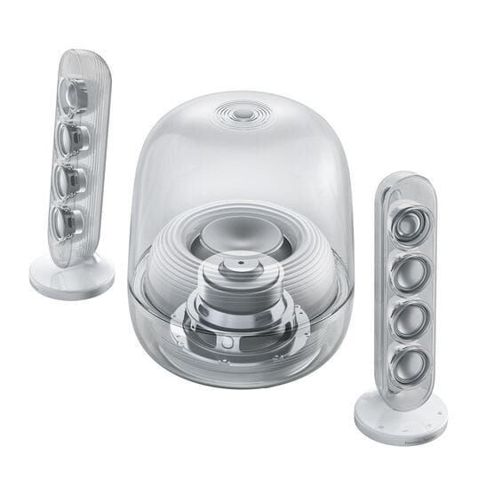 Harman Kardon SoundSticks 5 2.1-Channel Bluetooth Speakers with HDMI & Engaging Lighting