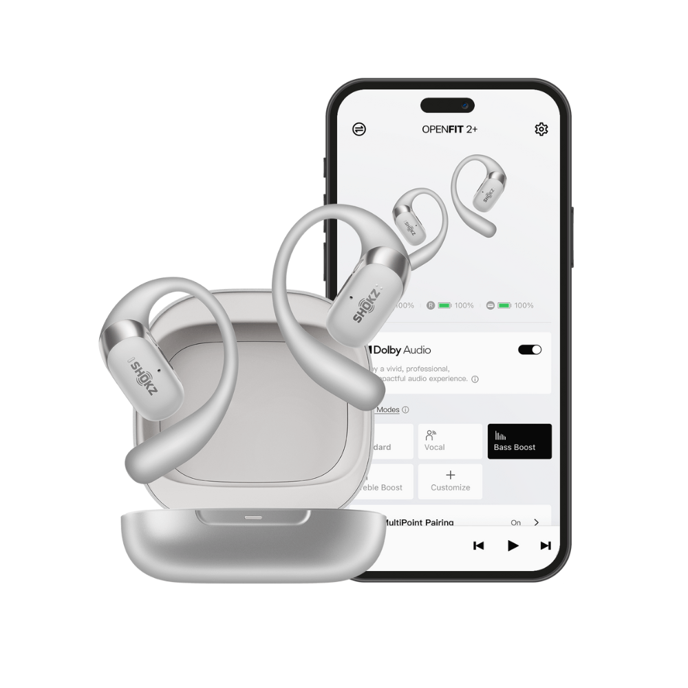 Shokz OpenFit 2+ Open Ear Wireless Earbuds