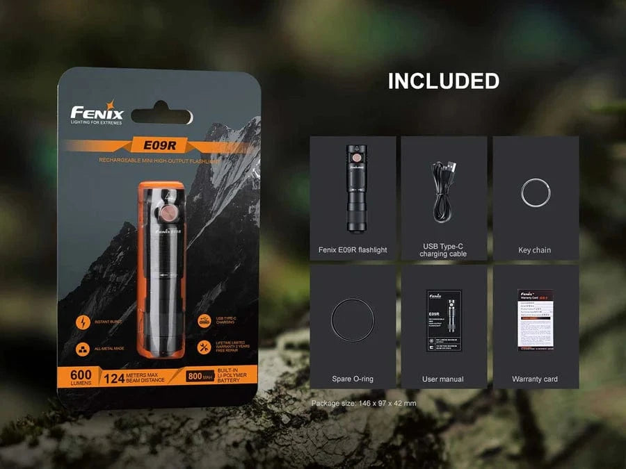 Fenix E09R Rechargeable EDC Keychain Flashlight