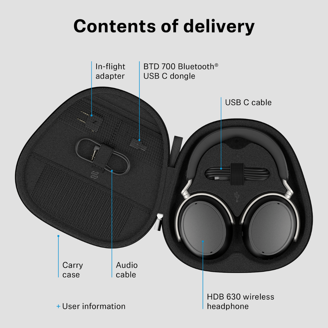 Sennheiser HDB630 Noise Cancellation Wireless Headphones