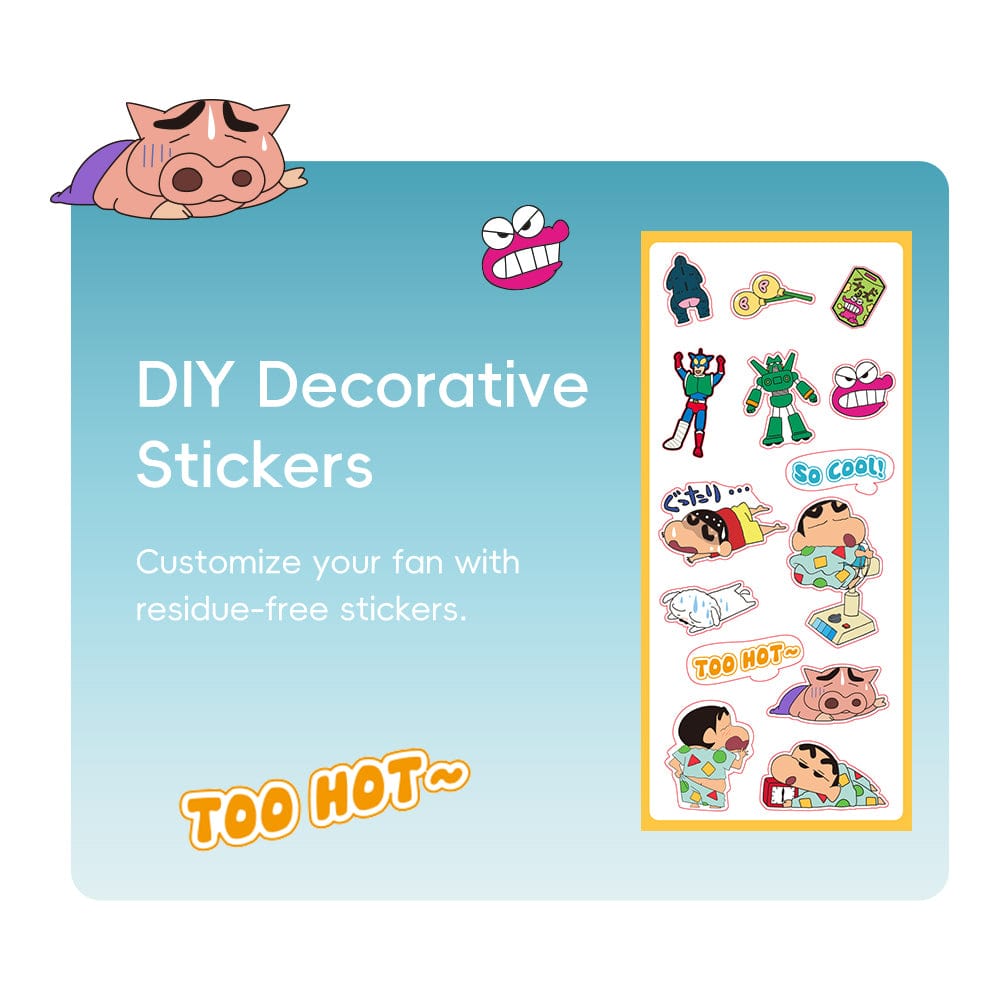 ROCK Crayon Shinchan Mini Handheld High Speed Fan