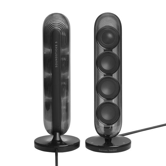 Harman Kardon SoundSticks 5 2.1-Channel Bluetooth Speakers with HDMI & Engaging Lighting