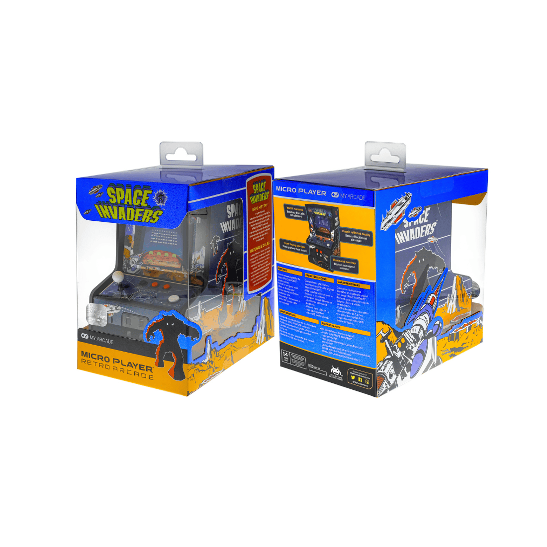 My Arcade Space Invaders Micro Player 3279 Handheld Games