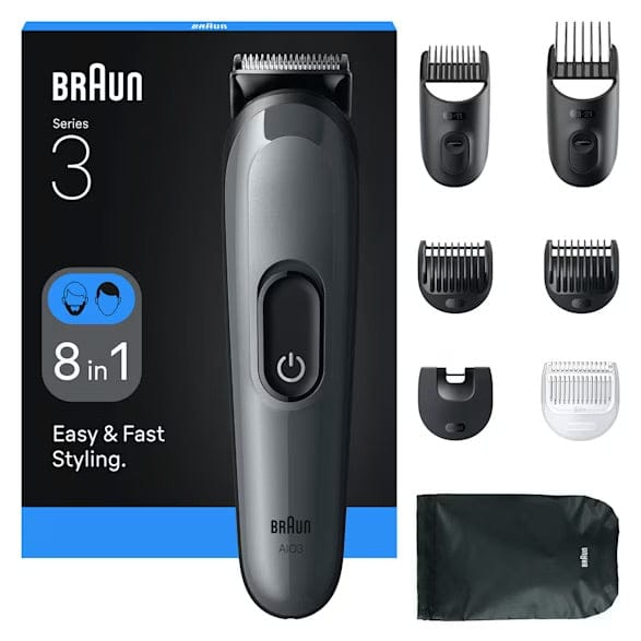 Braun AIO3540 All-in-One Series 3 AIO3540 8 in 1 Grooming Kit