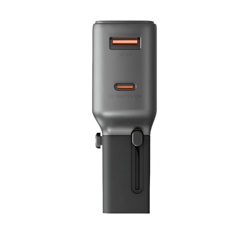 Energea TravelGo Adapter 35 | PD35W USB-C & USB-A Ports Travel Adapter with Interchangeable Plugs