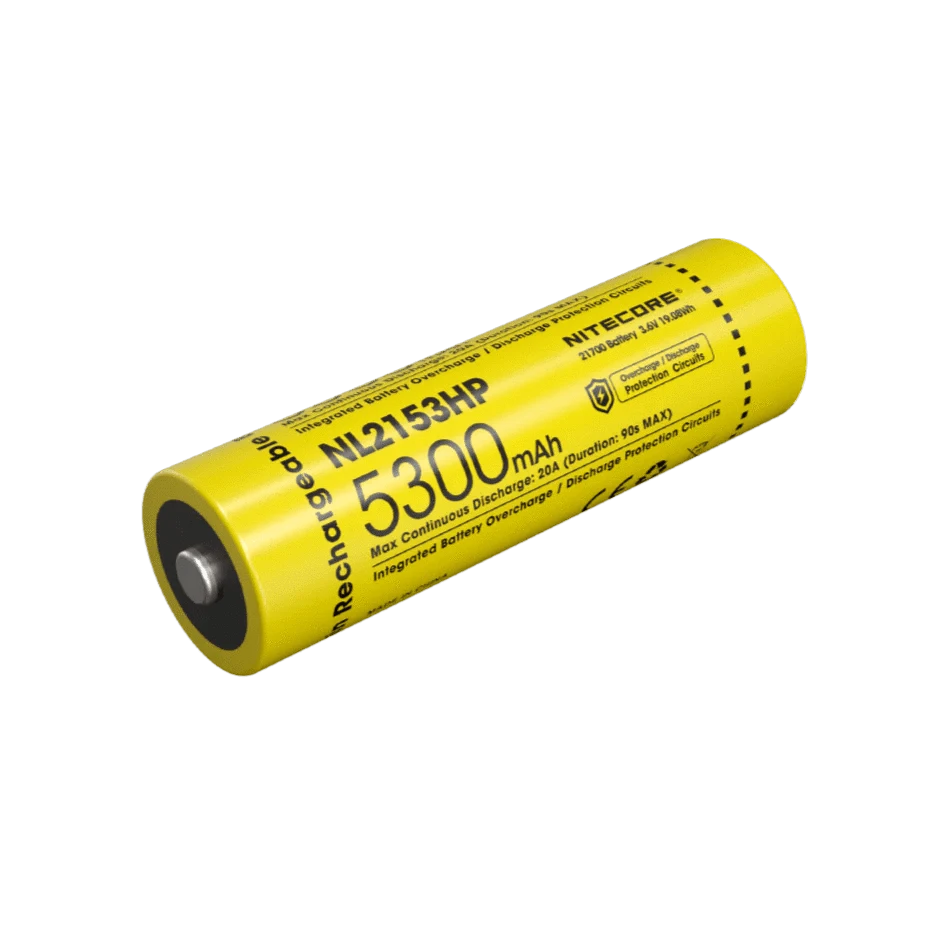 Nitecore NL2153HP 5300mAh Rechargeable 21700 Battery