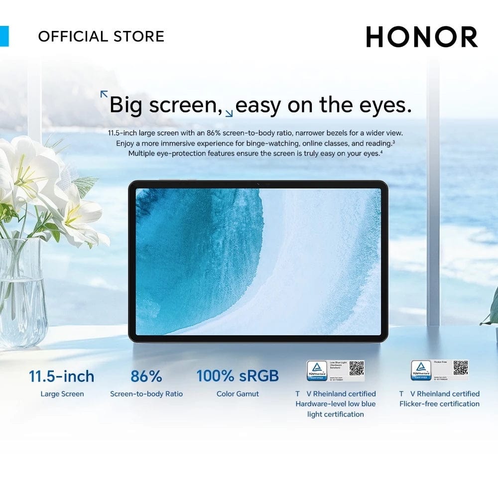 Honor Pad X Series | Pad X9a LTE 11.5” Tablet