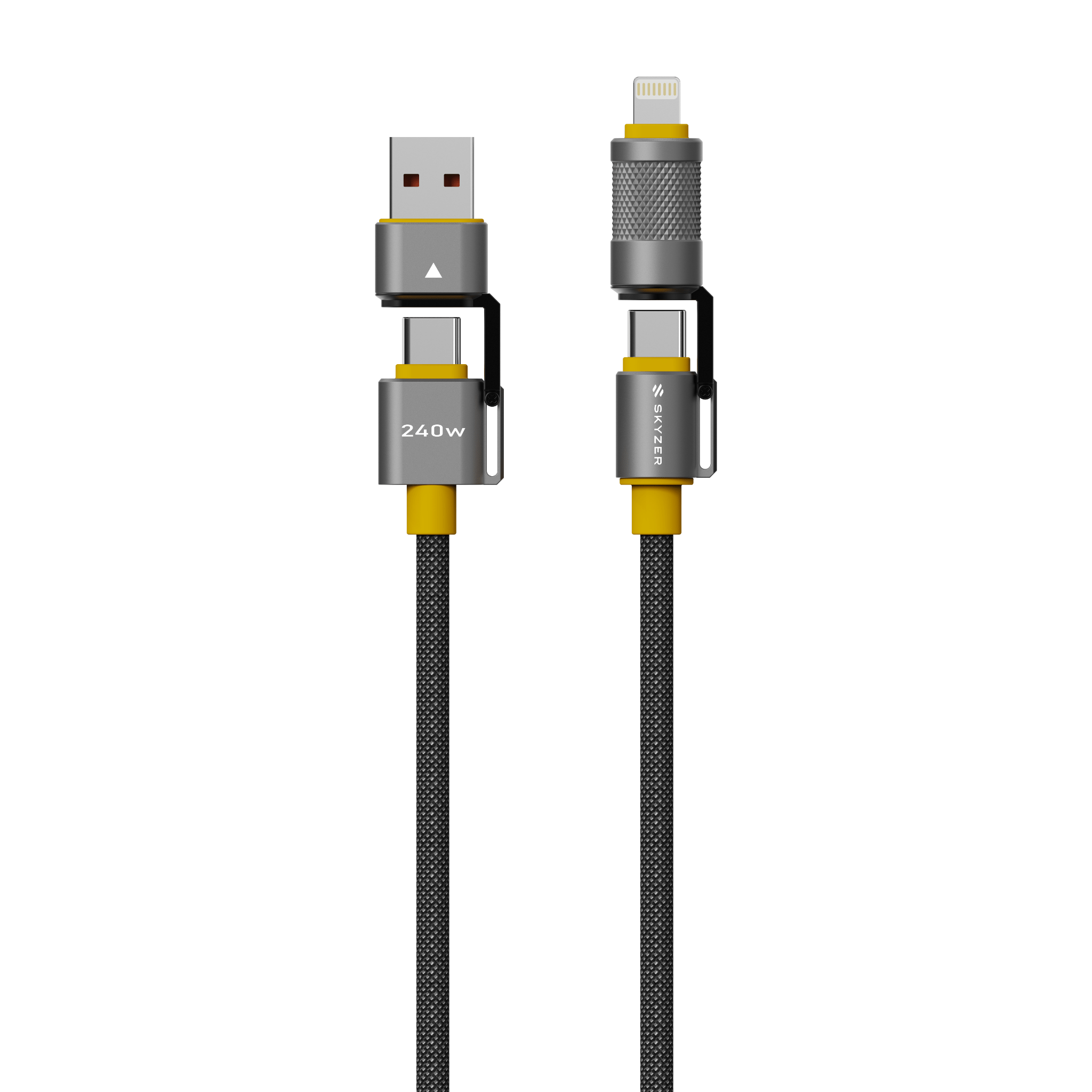 Skyzer CC616 MagSync Cable 240W 4-in-1 Cable 1.2M