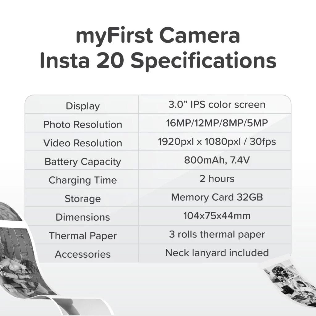 myFirst Camera Insta 20
