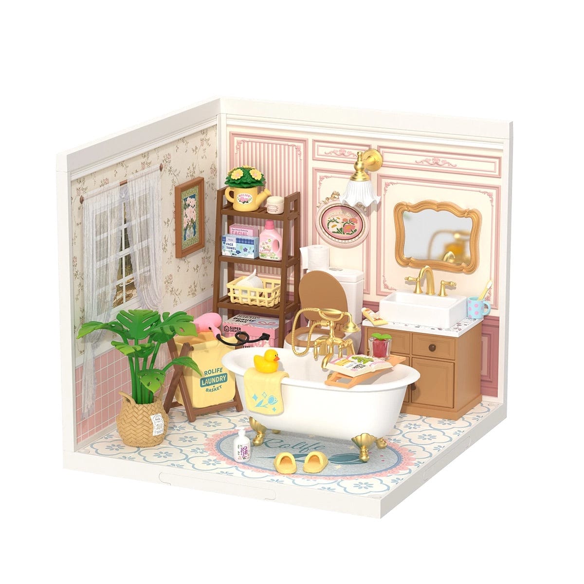 Rolife Bubble Bathroom Super Creator Miniature House DW014B