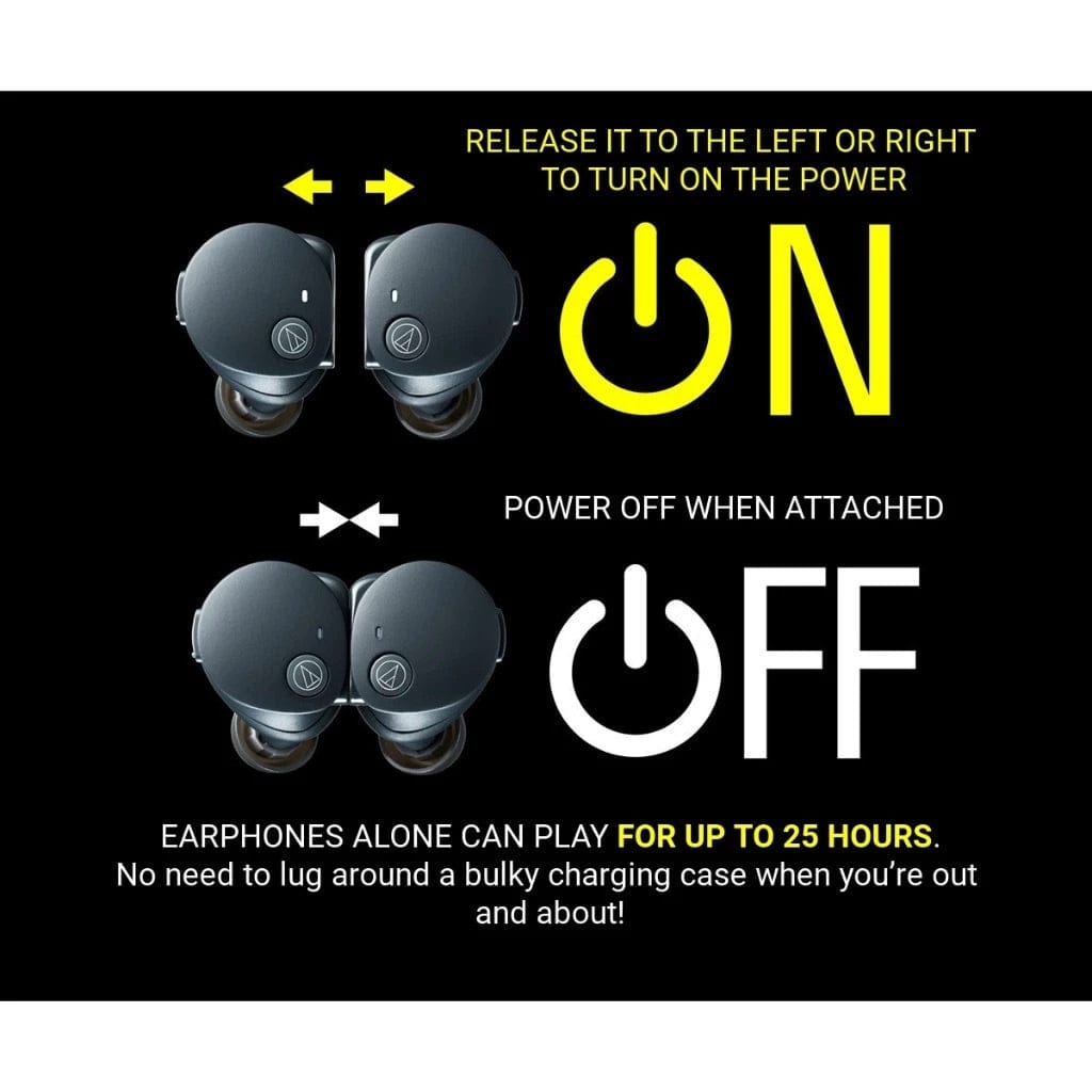 Audio-Technica ATH-CKS50TW2 True Wireless Earbuds With ANC