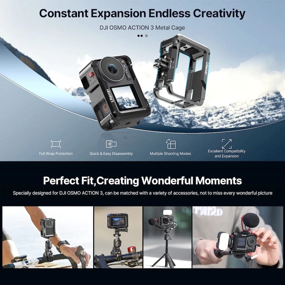 Ulanzi OA-14 Camera Cage for DJI Osmo Action 5/4/3