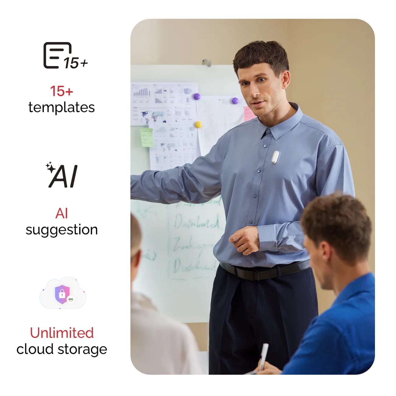 PLAUD.AI Plaud NotePin Wearable AI Voice Recorder