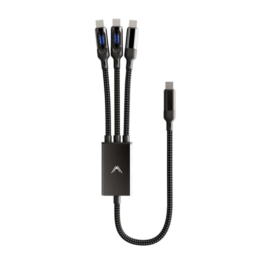 Futurizta Hydra Triple Type-C Multi Cable Led 1.5M