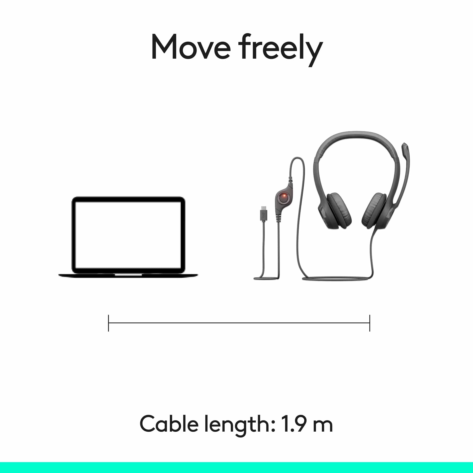 Logitech H390 USB-C Computer Headset