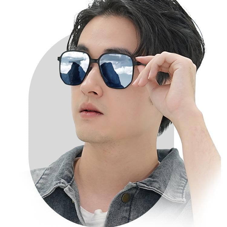 Feliztrip TR-G528X Foldable Sunglasses (Mirror Finish)