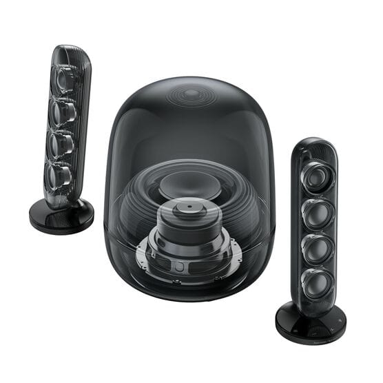 Harman Kardon SoundSticks 5 2.1-Channel Bluetooth Speakers with HDMI & Engaging Lighting