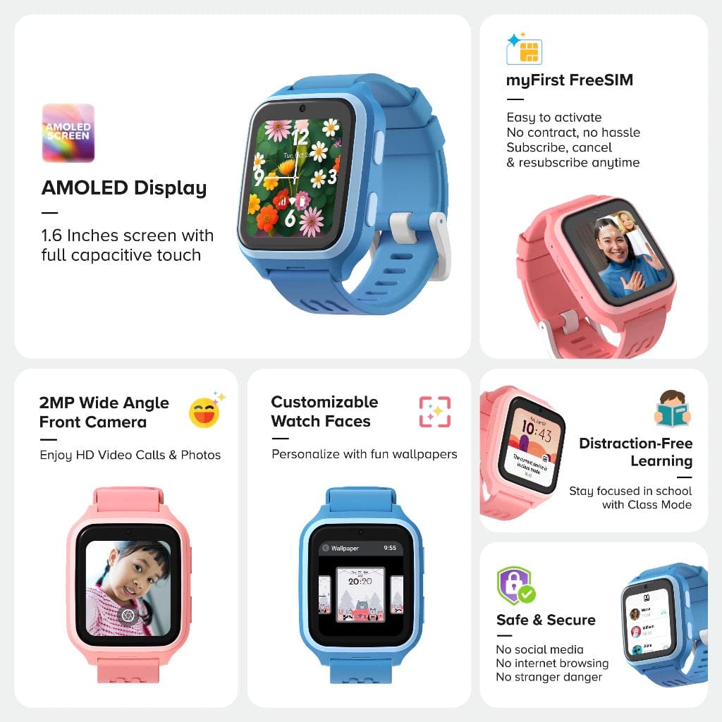 myFirst Fone M1 Wearable Kids Smartwatch