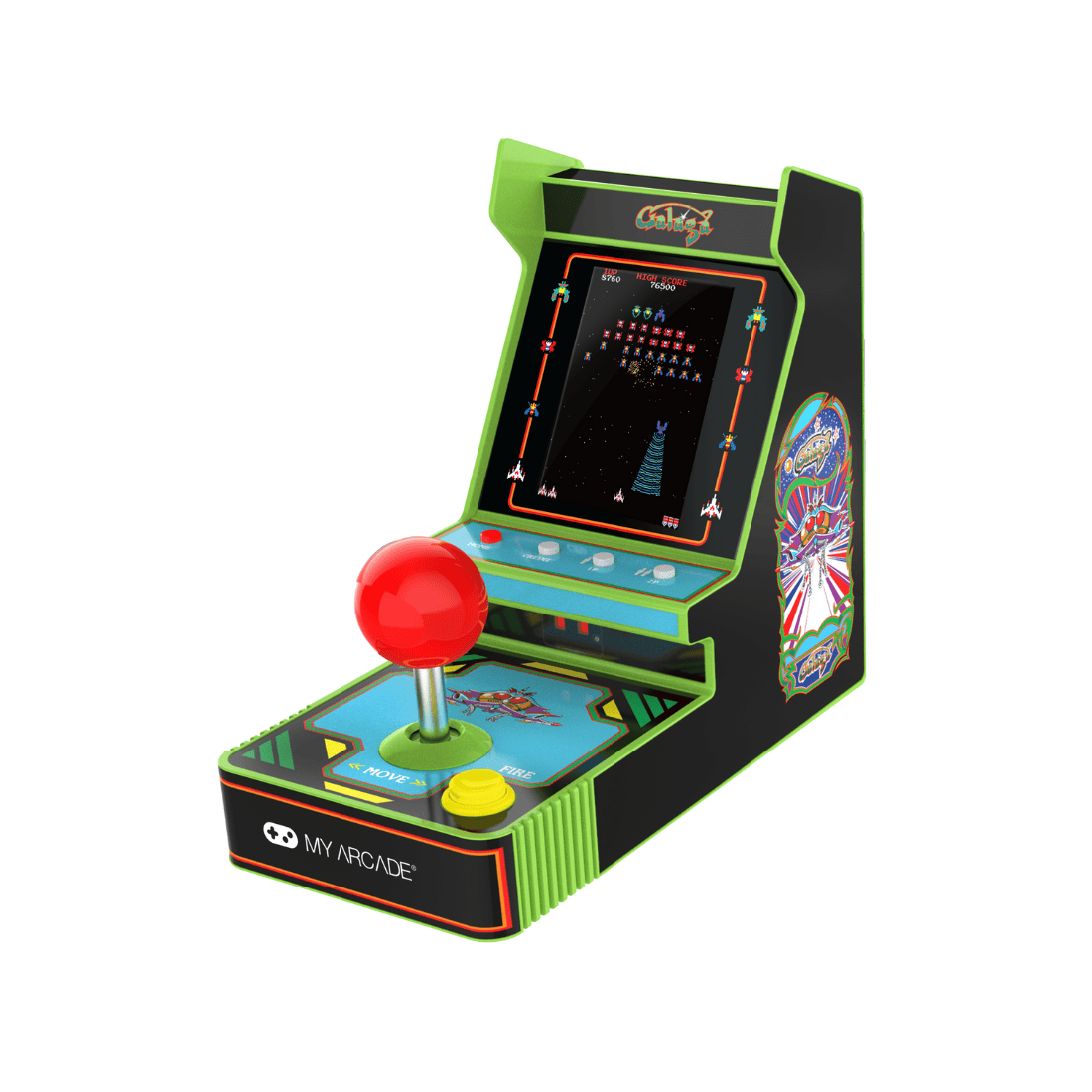 My Arcade Galaga Joystic Player 7194 Handheld Games