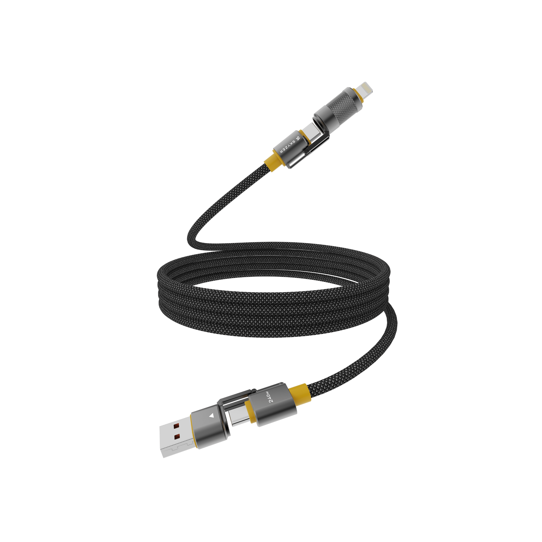 Skyzer CC616 MagSync Cable 240W 4-in-1 Cable 1.2M