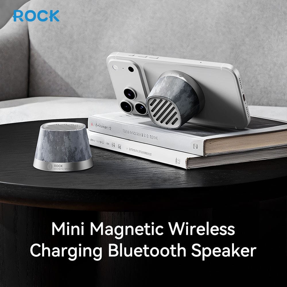 ROCK Mini Magnetic Wireless Charging Bluetooth Speaker