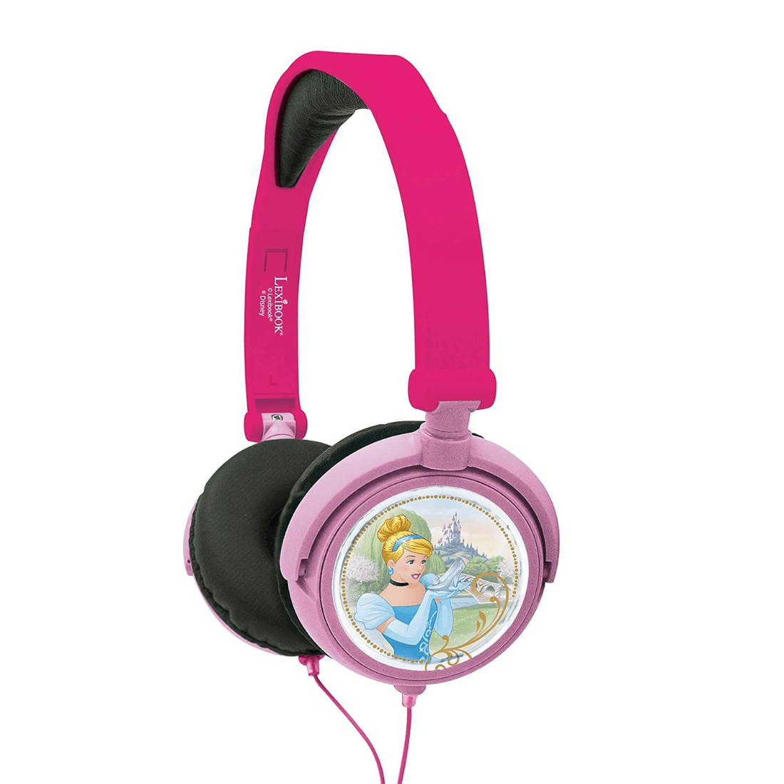 Lexibook HP010 Series Stereo Wired Foldable Headphones with Volume Control