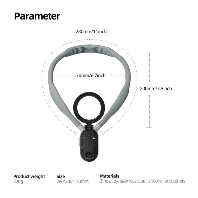 Telesin Magnetic Neck Mount for Phones