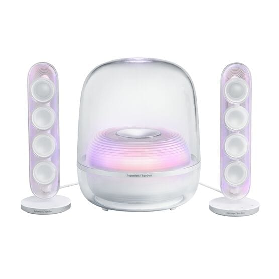Harman Kardon SoundSticks 5 2.1-Channel Bluetooth Speakers with HDMI & Engaging Lighting