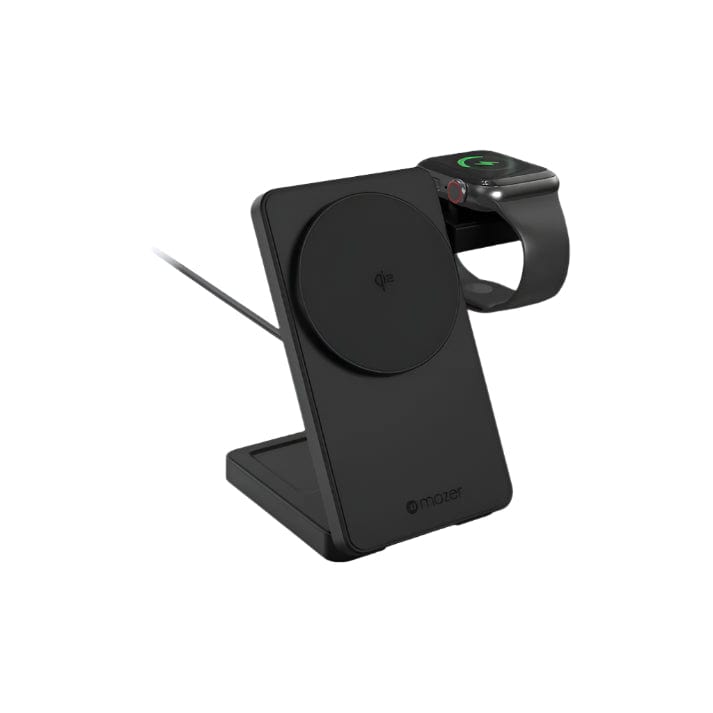 Mazer MagFold 06 Qi2 Certified 15w Foldable 3in1 Wireless Charging Stand