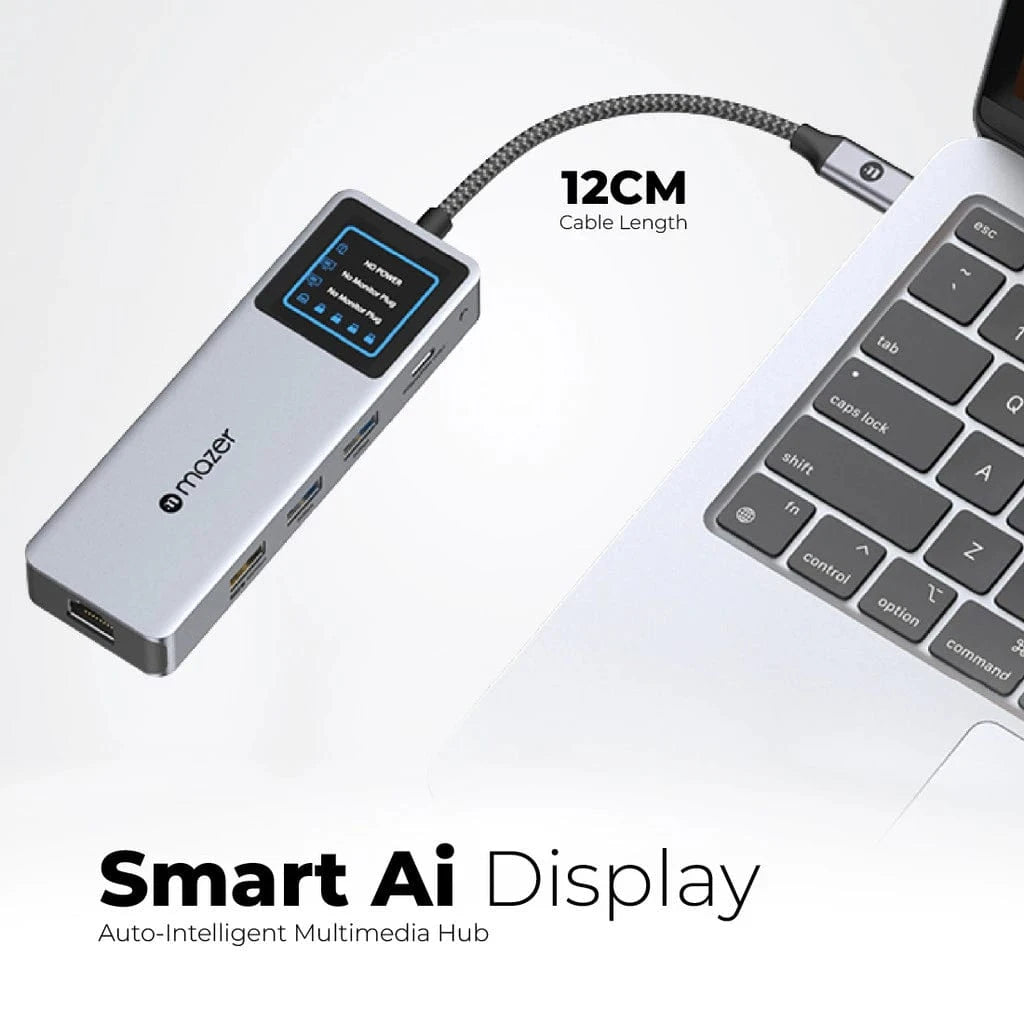 Mazer Infinite Hub Ai USB C Hub 6in1 with Smart Display