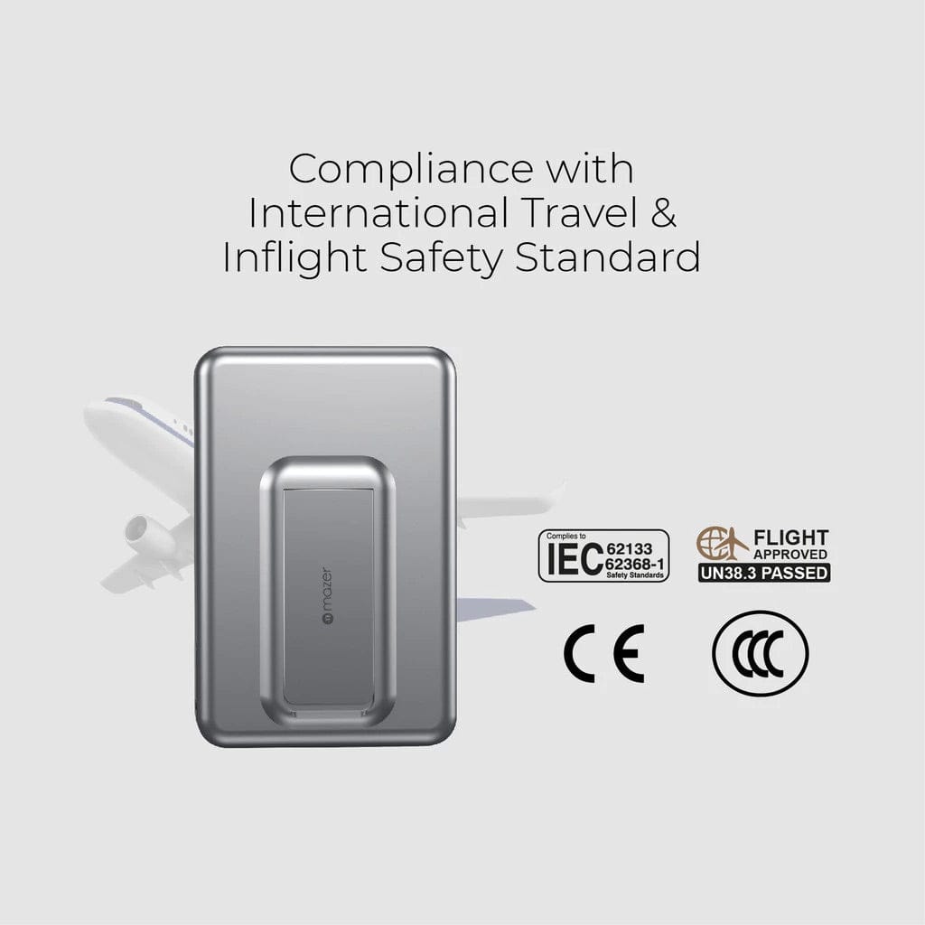 Mazer MagAir20 10,000 mAh 15W PD30W Magnetic Wireless Power Bank (CCC Certified)
