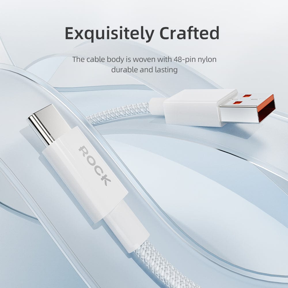 ROCK Z20 USB to Type-C 1M Fast Charging Data Cable