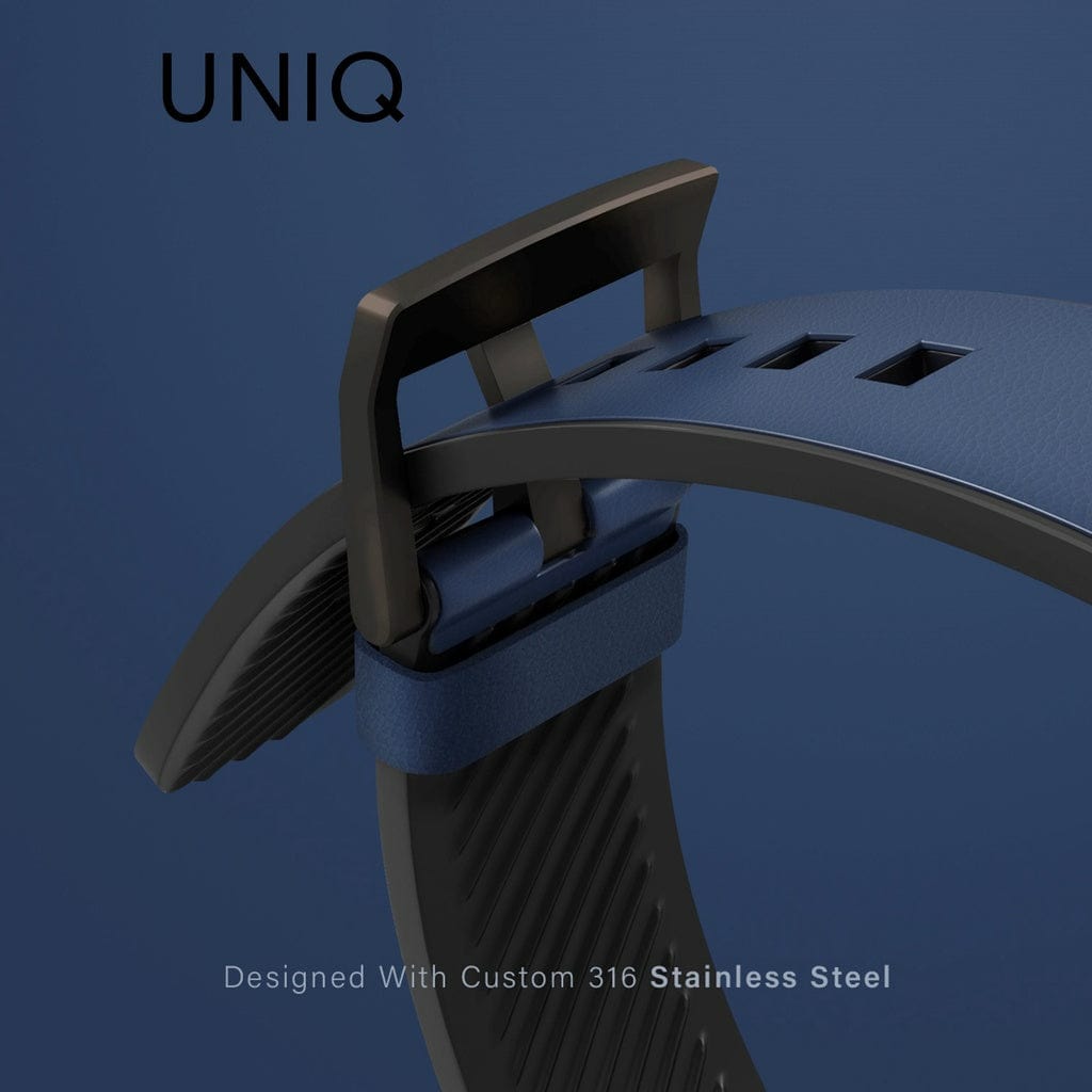 UNIQ Straden Waterproof Leather Hybrid 45mm Watch Strap