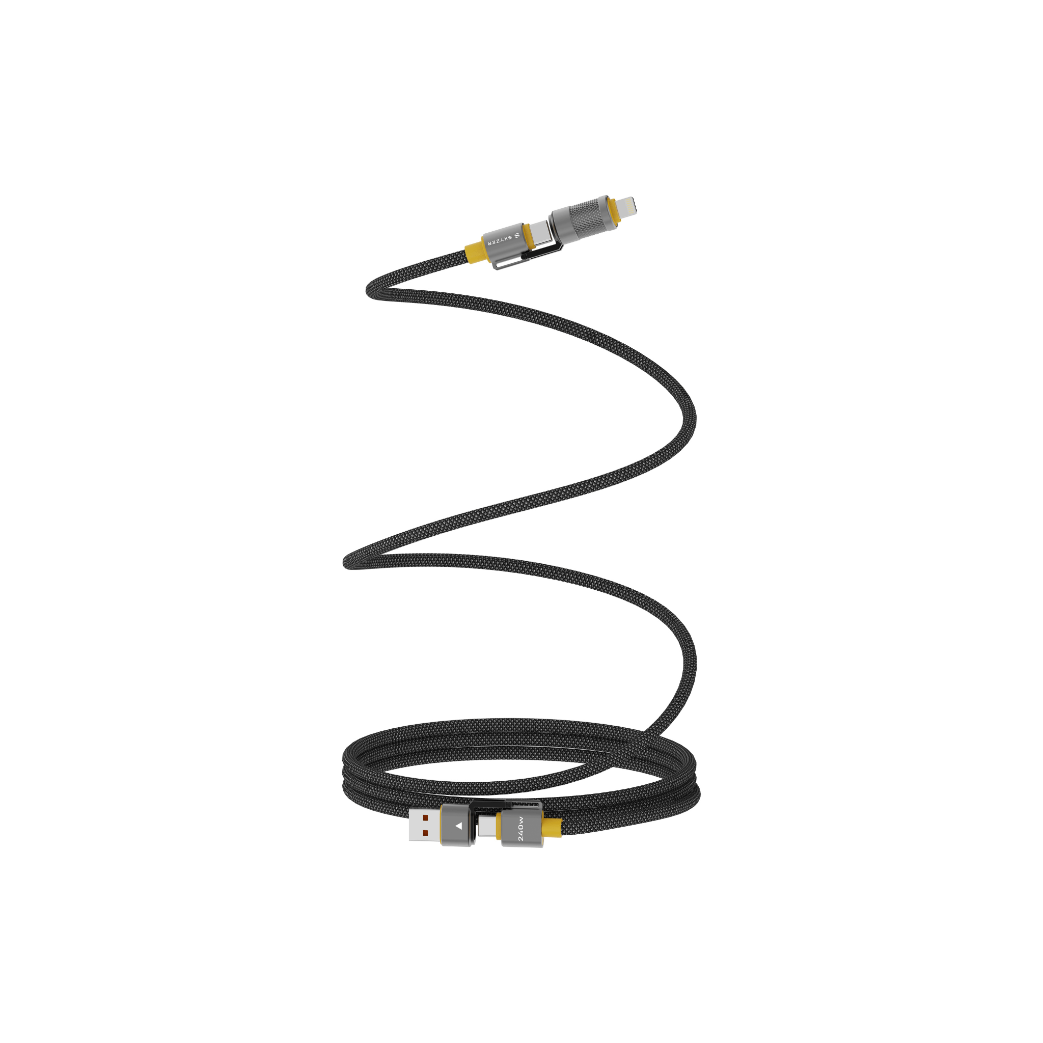 Skyzer CC616 MagSync Cable 240W 4-in-1 Cable 1.2M