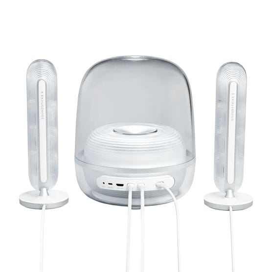 Harman Kardon SoundSticks 5 2.1-Channel Bluetooth Speakers with HDMI & Engaging Lighting