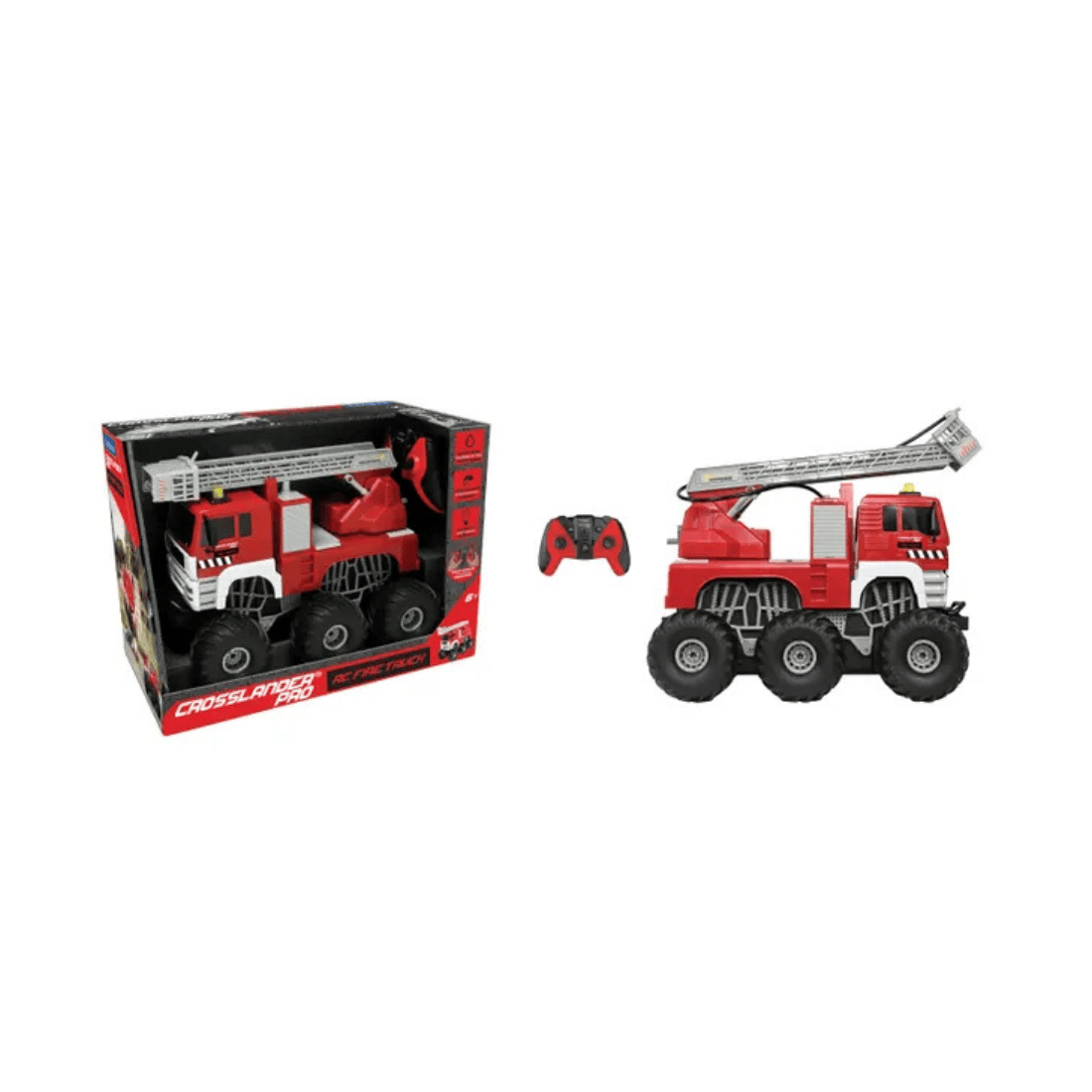 Lexibook RCP20 Crosslander Pro Remote Control Fire Truck with Light & Sound Effects