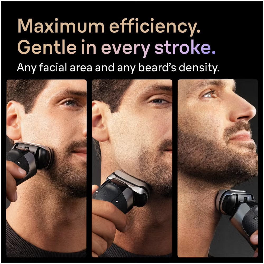 Braun 9675cc Series 9 Pro+ Electric Shaver with Cleaning Kit & Power Case