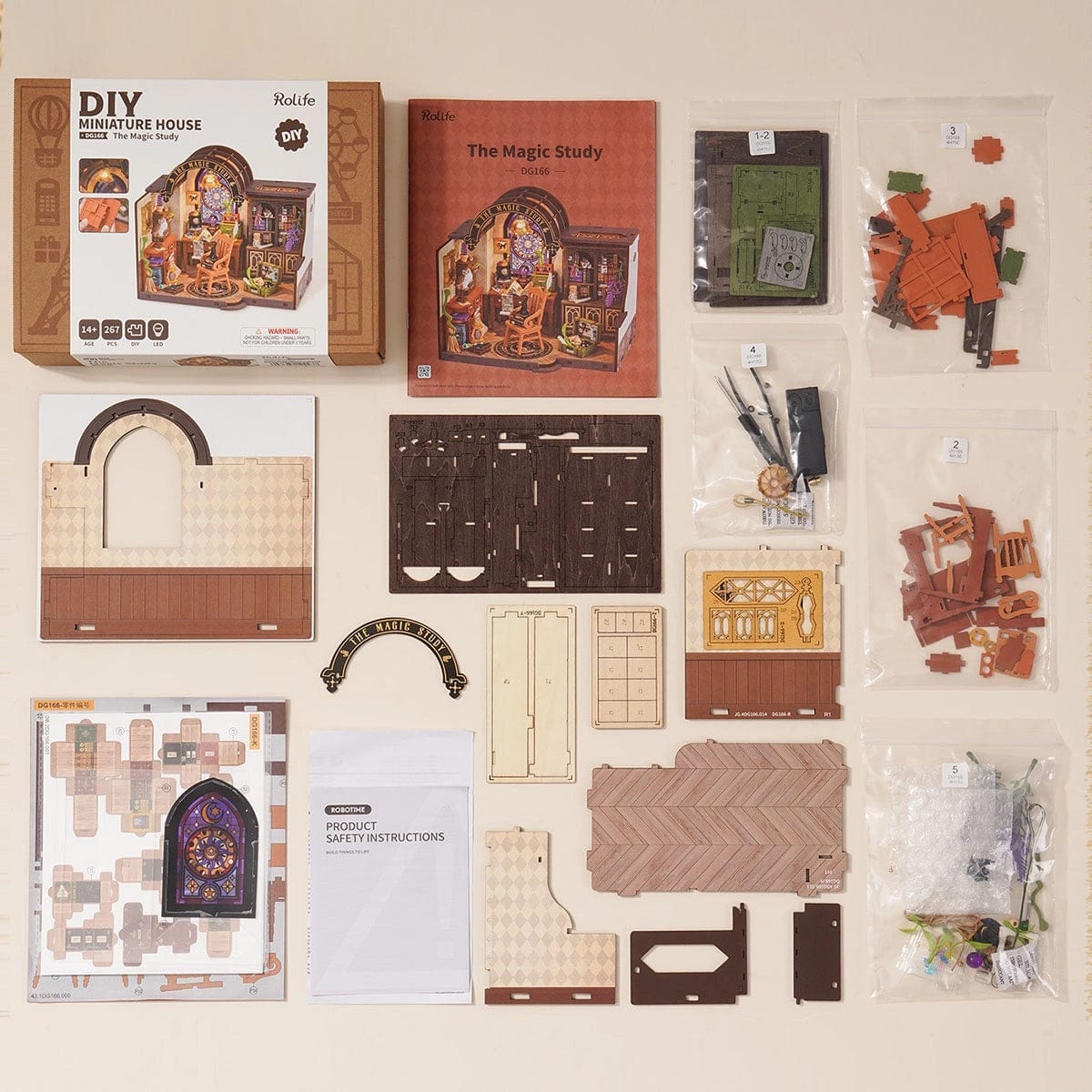 Rolife DIY Miniature House - The Magic Study DG166