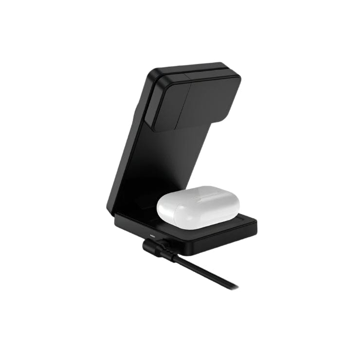Mazer MagFold 06 Qi2 Certified 15w Foldable 3in1 Wireless Charging Stand
