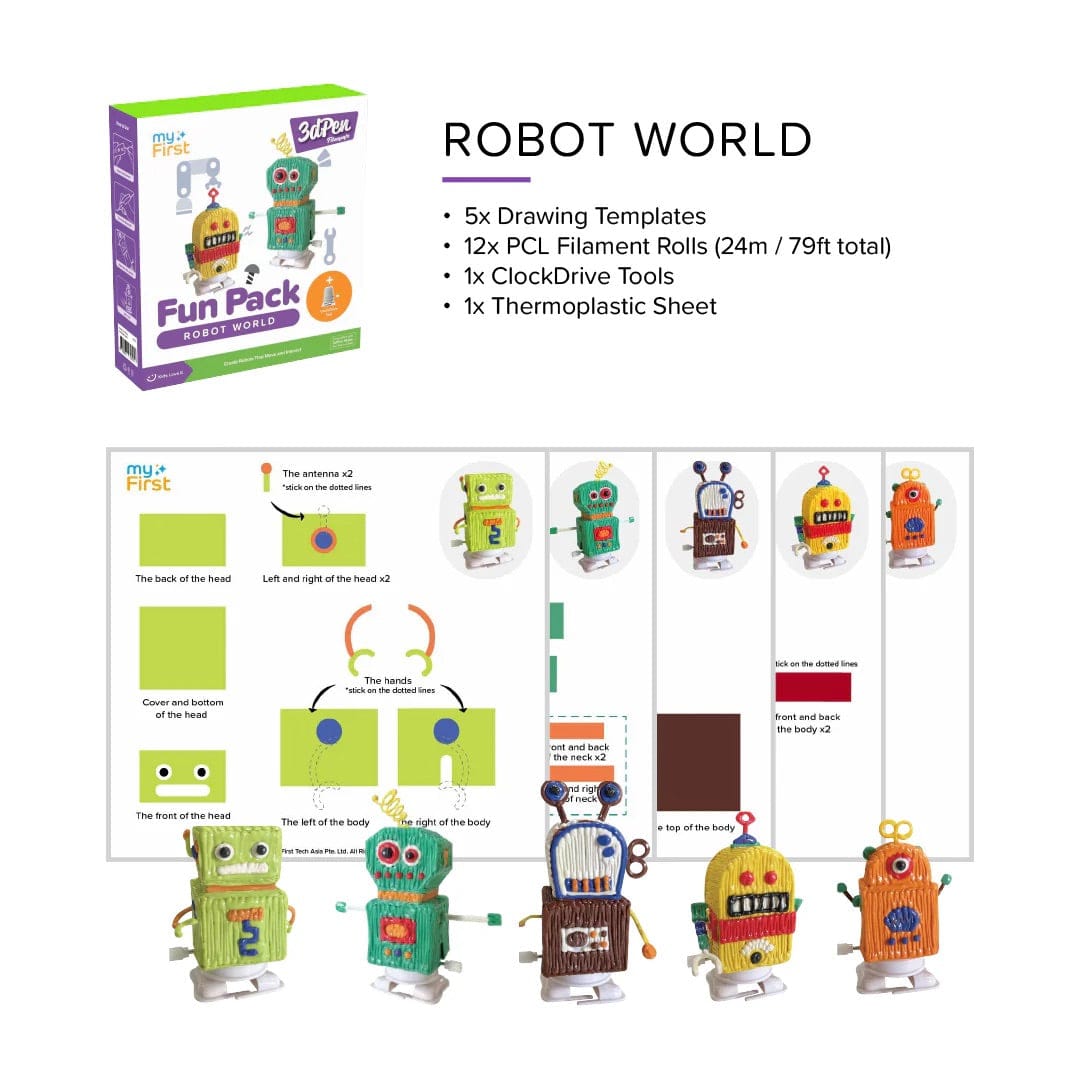 myFirst Fun Pack Filaments for 3dPen Make