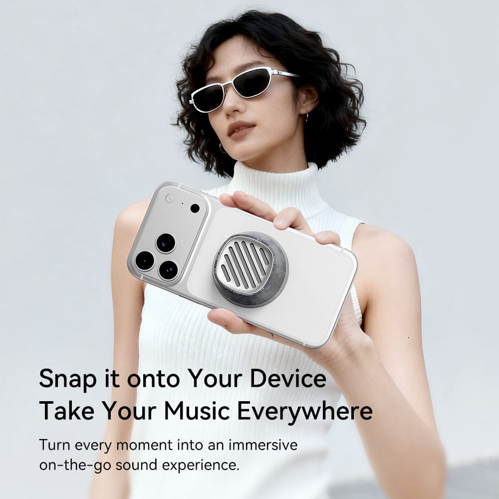 ROCK Mini Magnetic Wireless Charging Bluetooth Speaker