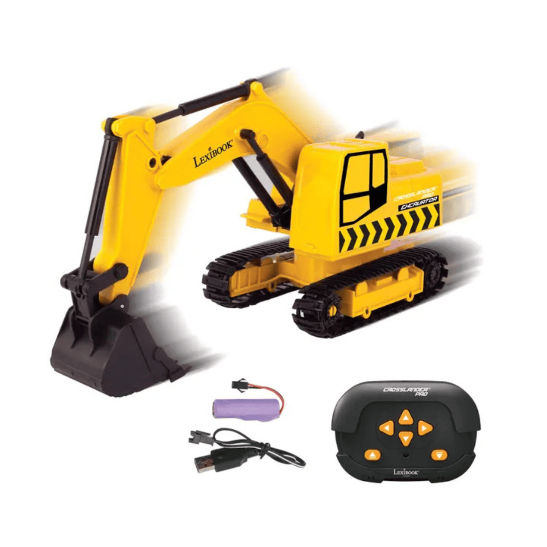 Lexibook RCP30 Crosslander Pro Remote Control Excavator with Reticulated Arm