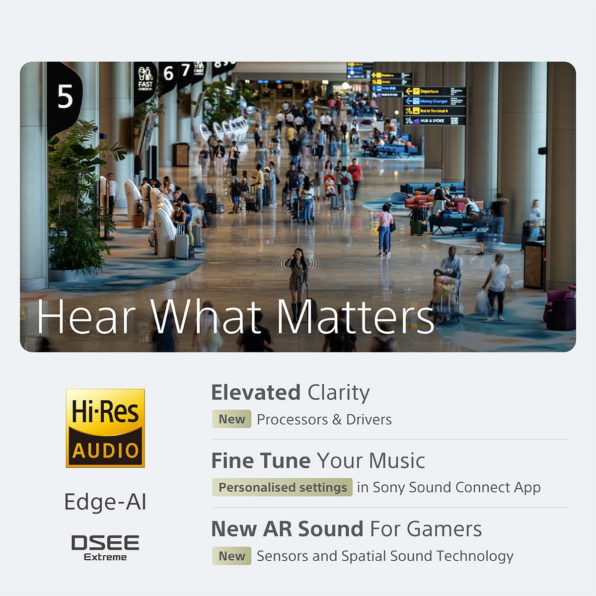 Sony WF-1000XM6 Wireless Noise Cancelling Earbuds